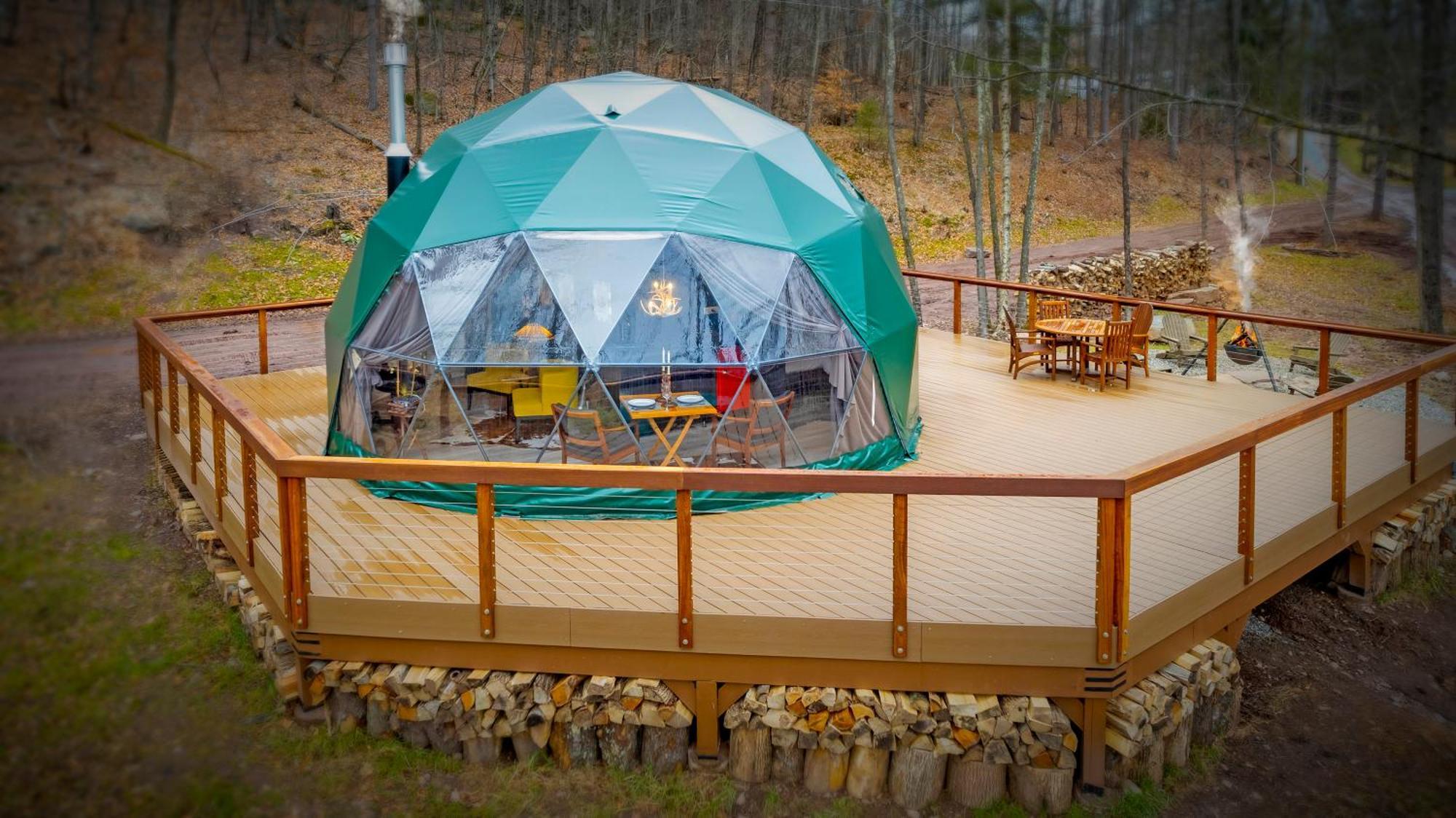 Domes At Catskills Swan Lake ภายนอก รูปภาพ